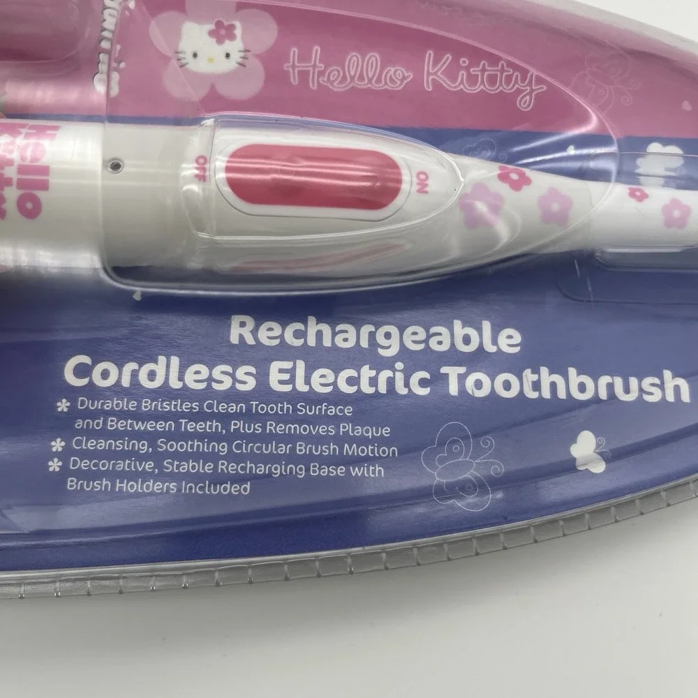 Hello Kitty Rechargeable Electric tooth brush Sanrio Vintage 2004 SEALED RARE